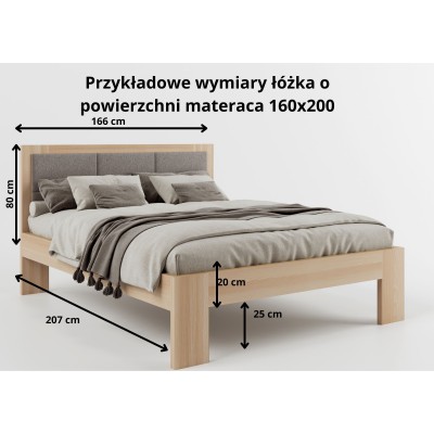 ❗️ Łóżko z litego drewna QUATTRO - dębowe - piękne i funkcjonalne❗️