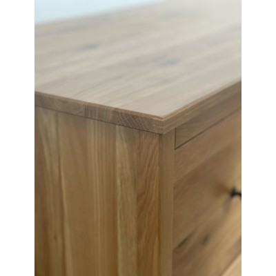 Dębowa szafka nocna SCANDIC 2s dziki dąb