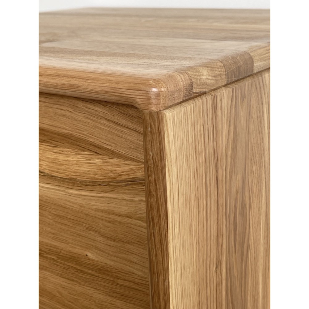 Dębowa komoda Nelson, dziki dąb 3s + 1d