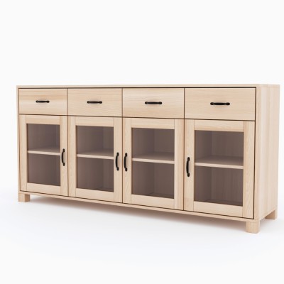 Komoda / witryna drewniana TEKO 4s + 4d
