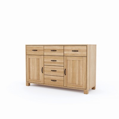Dębowa komoda TEKO 6s + 2d