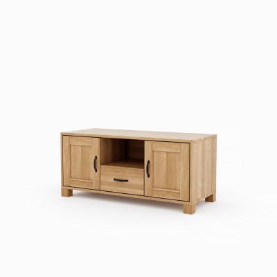 Dębowa komoda RTV TEKO 1s + 2d