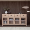 Komoda / witryna drewniana TEKO 4s + 4d