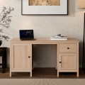 Bukowe biurko w stylu skandynawskim Scandic 1s + 2d