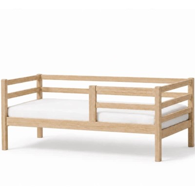 Łóżko dziecięce ANNA 160x80 z naturalnego drewna.
