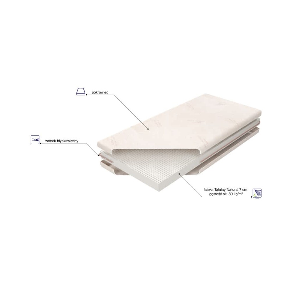 Materac dziecięcy Baby Talalay Natural