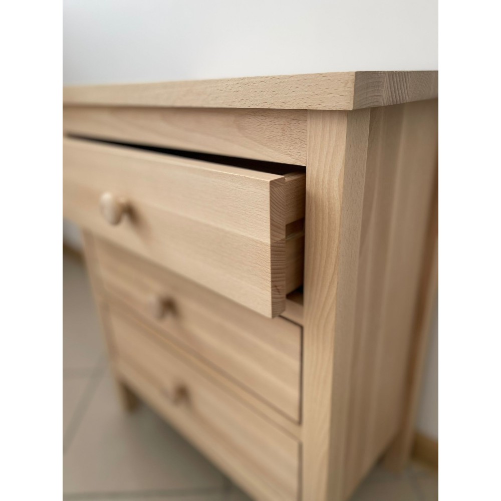 Bukowa komoda w stylu skandynawskim Scandic 6s