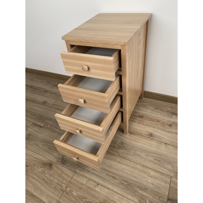 Bukowa komoda w stylu skandynawskim Scandic 4s